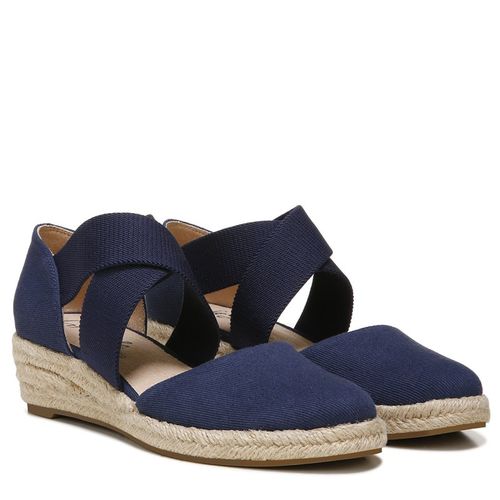 Women's Keaton Espadrille Wedge Sandals (Navy Canvas)