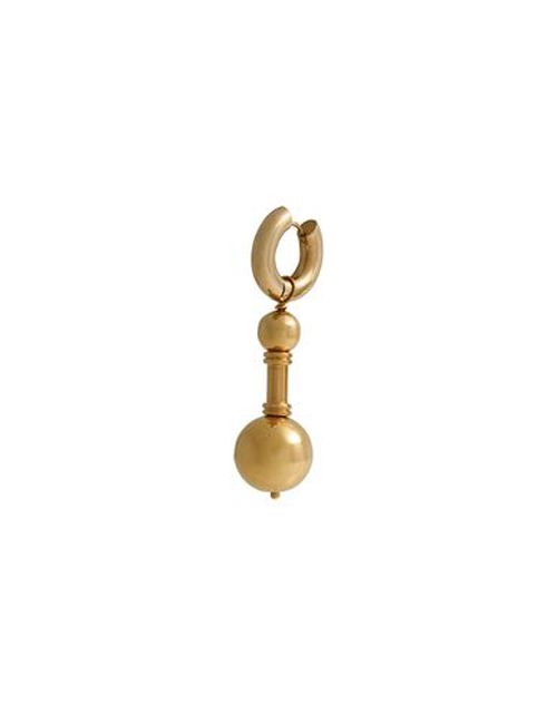 Woman Single Earring Gold Size