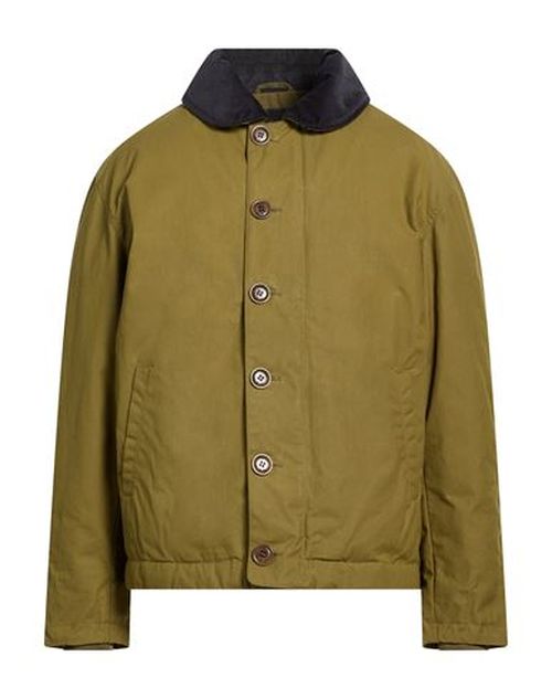 Man Jacket Military green Size S Cotton