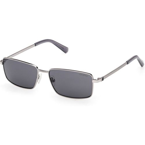 Guess Man Guess GU00273 08A Sunglasses Metal Gunmetal Smoke Squared Norma