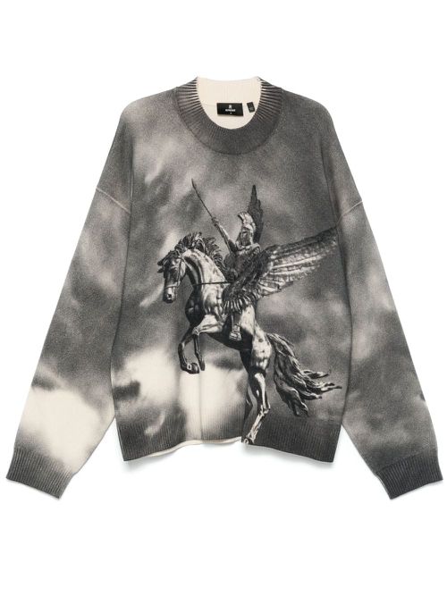Mascot knit sweater - Grey