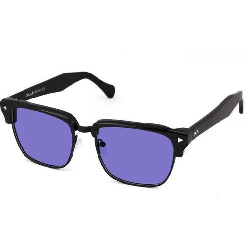 XLAB Unisex XLAB Maui Sonnenbrillen Cello-Metallo Schwarz Lila Quadratisch Polarisiert