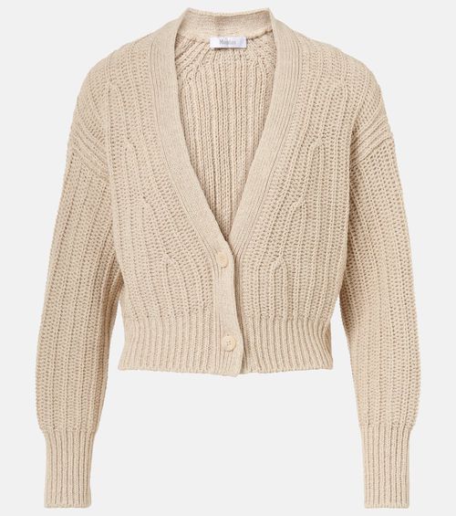 Max Mara Stelvio linen and cotton cardigan