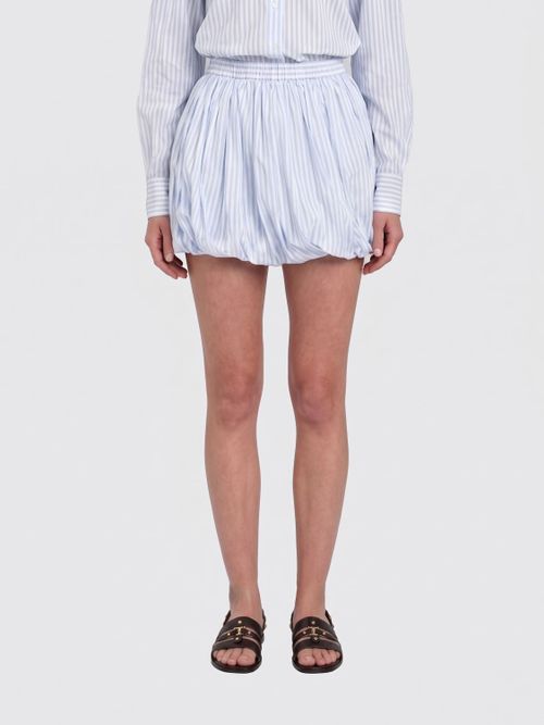 Skirt Woman color Gnawed Blue