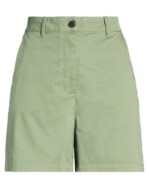Woman Shorts & Bermuda Shorts Light green Size S Cotton, Elastane