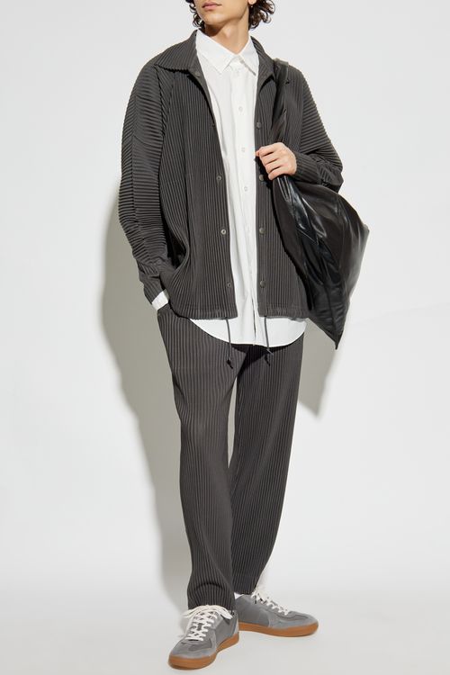 Homme Plissé Issey Miyake Shirt With Pockets, Men's, White