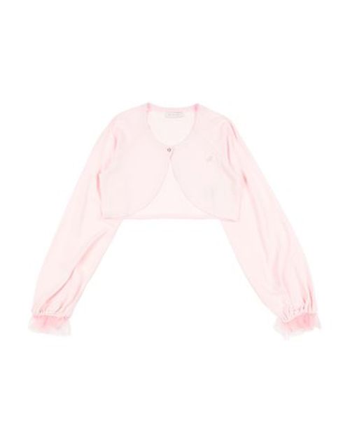 Kid Girl Wrap cardigans Light pink Size 14 Viscose, Elastane