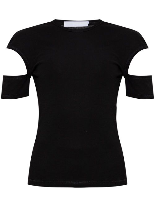 Cut-out T-shirt - Black