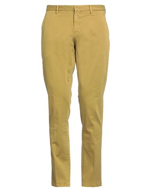 Pt Torino Man Pants Military green Size 36 Cotton, Elastane