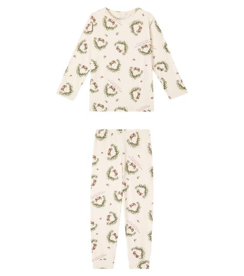 Konges Sløjd Printed cotton-blend jersey pajamas