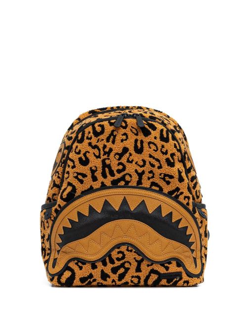 The Wild One Savage leopard-print backpack - Brown