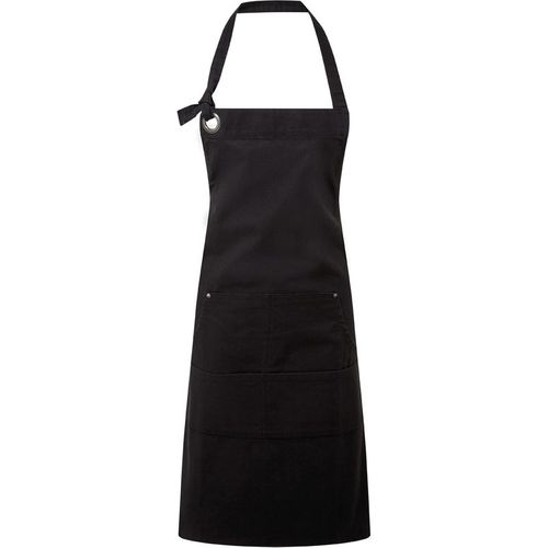 Premier Calibre Heavy Canvas Pocket Apron (Black) Cotton - One Size