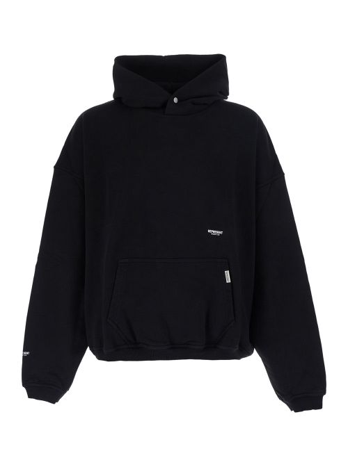 Cotton Hoodie — Black