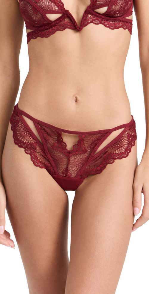 Kane Cutout Thong Ruby