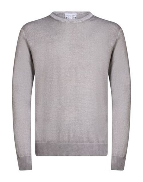 Man Sweater Taupe Size XXL Cotton