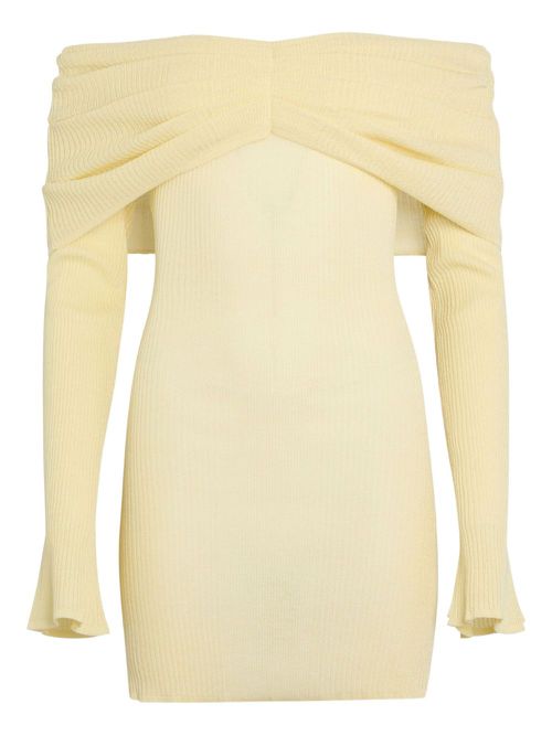 SER.O.YA Xen knitted mini dress - Yellow