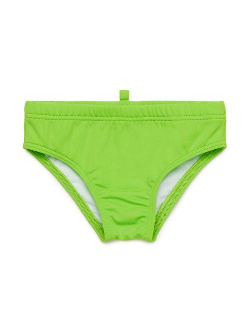 Logo-print swim trunks - Green