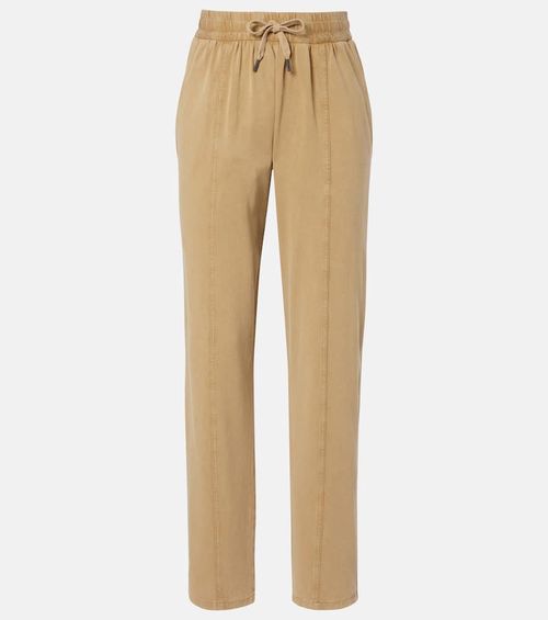 Rozene cotton jersey sweatpants