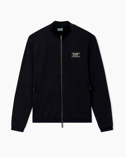Stretch viscose-blend sweatshirt