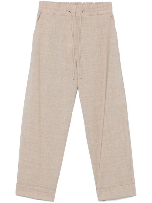 Beige Wool Pants