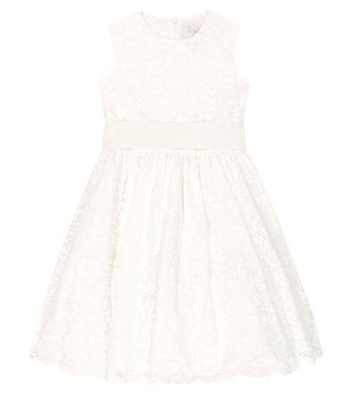 Il Gufo Cotton-blend lace dress