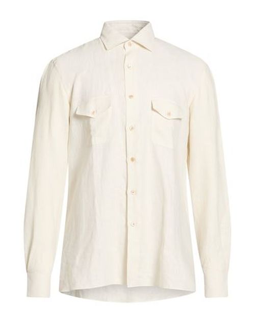 Man Shirt Cream Size 15 Linen