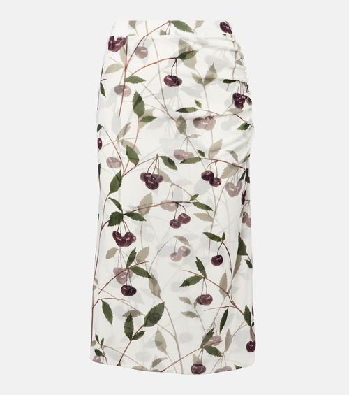 Jersey midi skirt