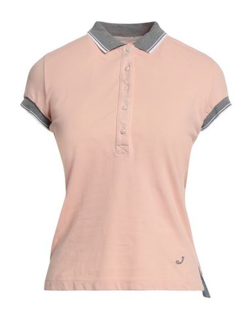 Jacob Cohёn Woman Polo shirt Blush Size L Cotton, Elastane