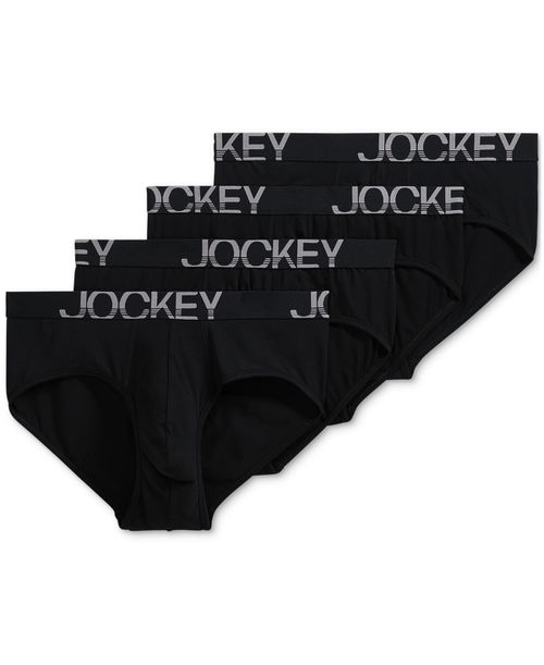 ActiveStretch Brief - 4 Pack - Black