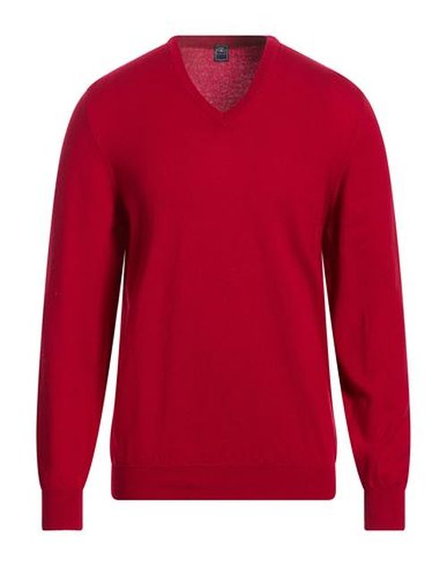 Man Sweater Red Size 48 Cashmere