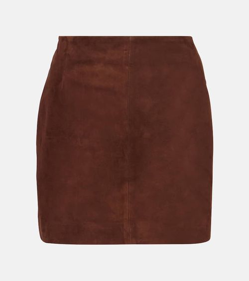 Remi suede miniskirt
