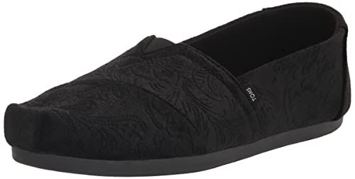 TOMS Women's Alpargata Recycled Cotton Canvas Slip On Sneaker White Recycled Cotton Canvas