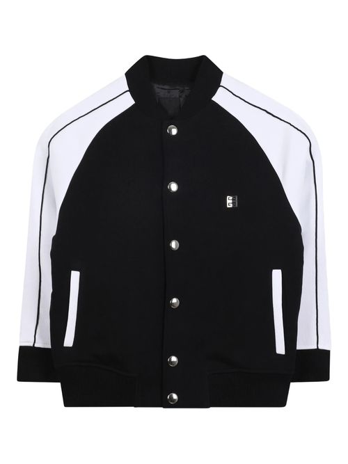 Mini Contrast Paneled Jacket for Boys