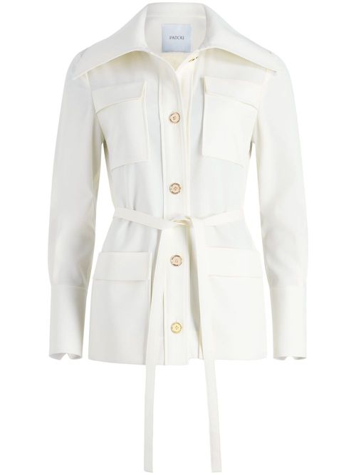 Twill buttoned jacket - Neutrals