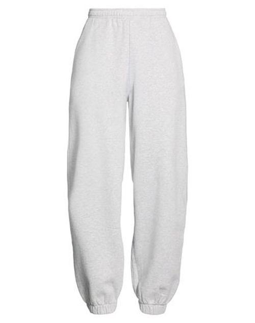 Woman Pants Light grey Size S Cotton