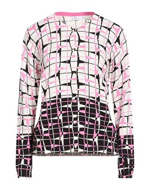 Woman Cardigan White Size L Viscose, Polyamide