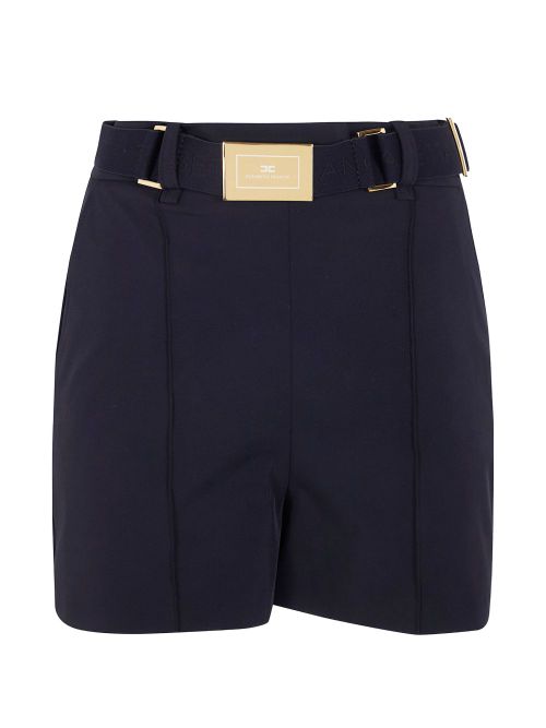 Belted shorts