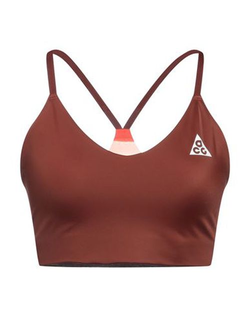 Nike Acg Woman Top Brown Size XS Nylon, Elastane, ECONYL