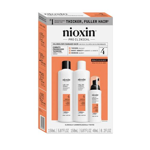 Nioxin System 4 - Kit - Treatment for Colored Hair with Advanced Weakening 3 U