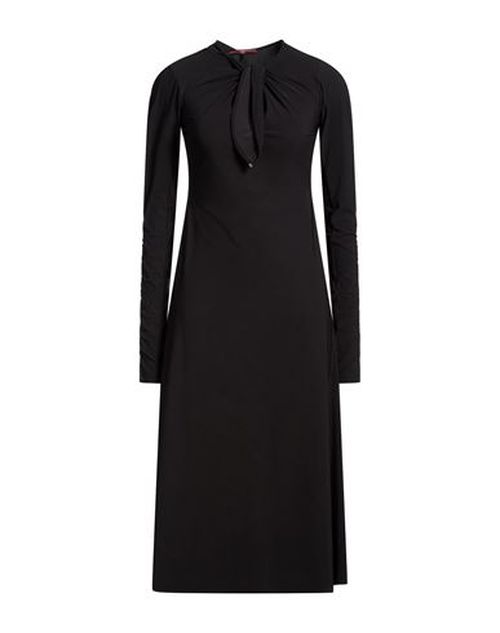 Tech Woman Midi dress Black Size 12 Polyamide, Elastane