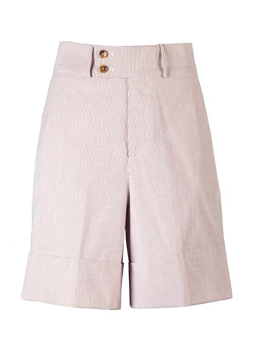 High Waisted Bermuda Shorts