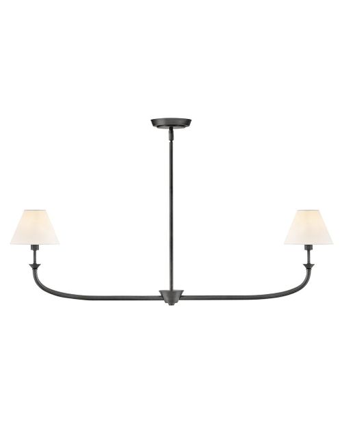 Blackened Brass LED Linear from the Greta Collection