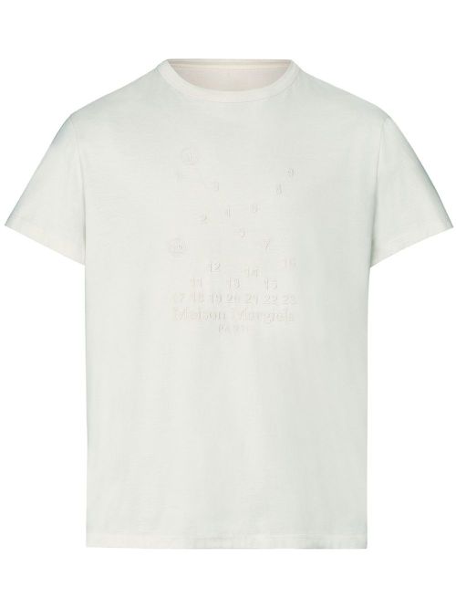 Crew neck cotton T-shirt - White