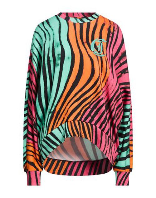 Woman Sweatshirt Green Size S Cotton