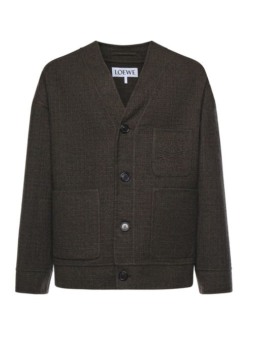 Cotton And Silk Blend Cardigan
