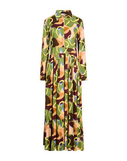 Woman Maxi dress Sage green Size L Viscose