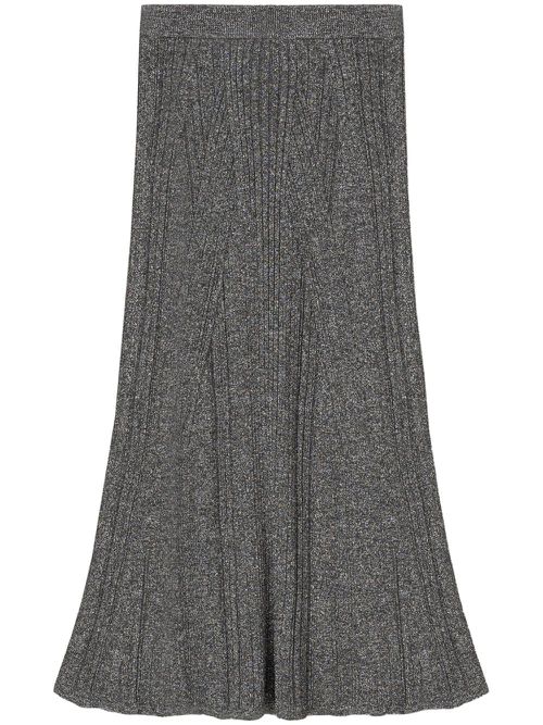 Mossy midi skirt - Grey