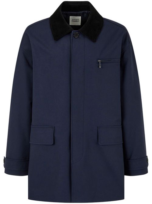 Single-breasted coat - Blue