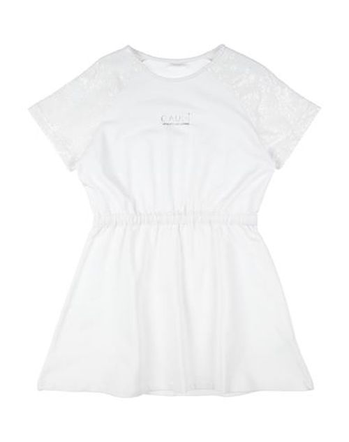 Gaudì Kid Girl Kids' dress White Size 16 Cotton, Elastane