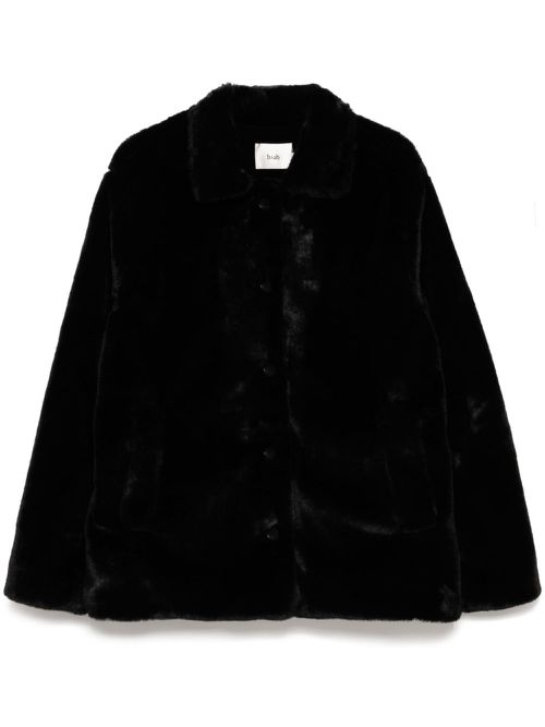 Faux fur jacket - Black